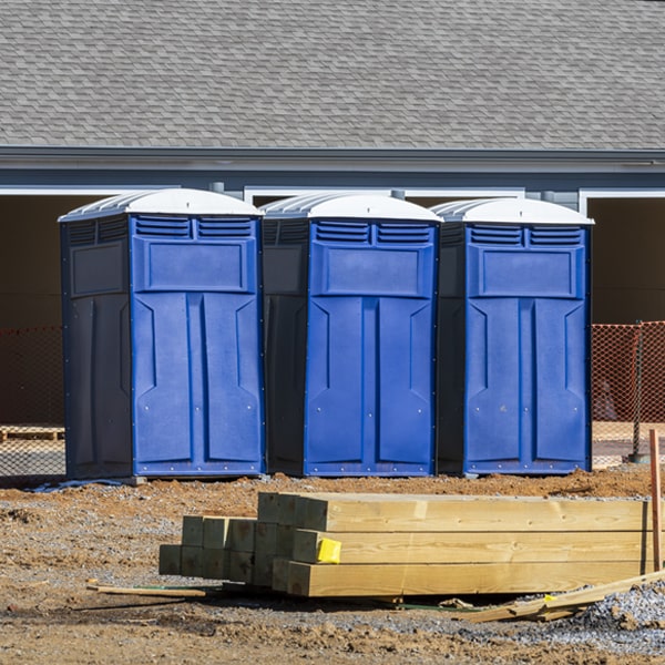 are there any restrictions on what items can be disposed of in the portable restrooms in Onondaga